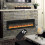 Living And Home 70 Inch LED Electric Fireplace Insert/Free Standing Wall Fire Heater 4