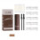 (Light Brown) Eyebrow Stamp Shaping Kit Brow Power Makeup Set 1