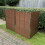 Selections Rattan Effect Wheelie Bin Screen (Triple) 2