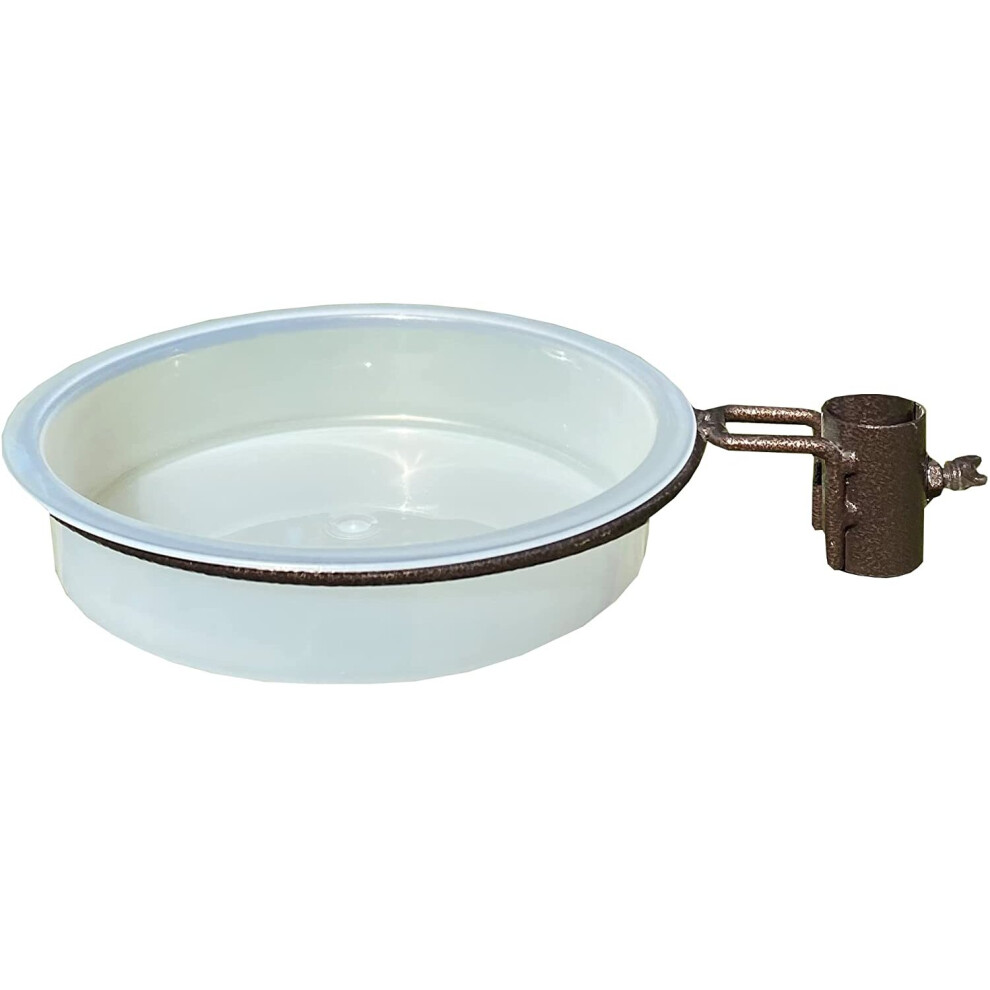Water Dish & Bird Bath Bracket for Selections Metal Bird Feeding Stations