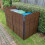 Selections Rattan Effect Wheelie Bin Screen (Triple) 4