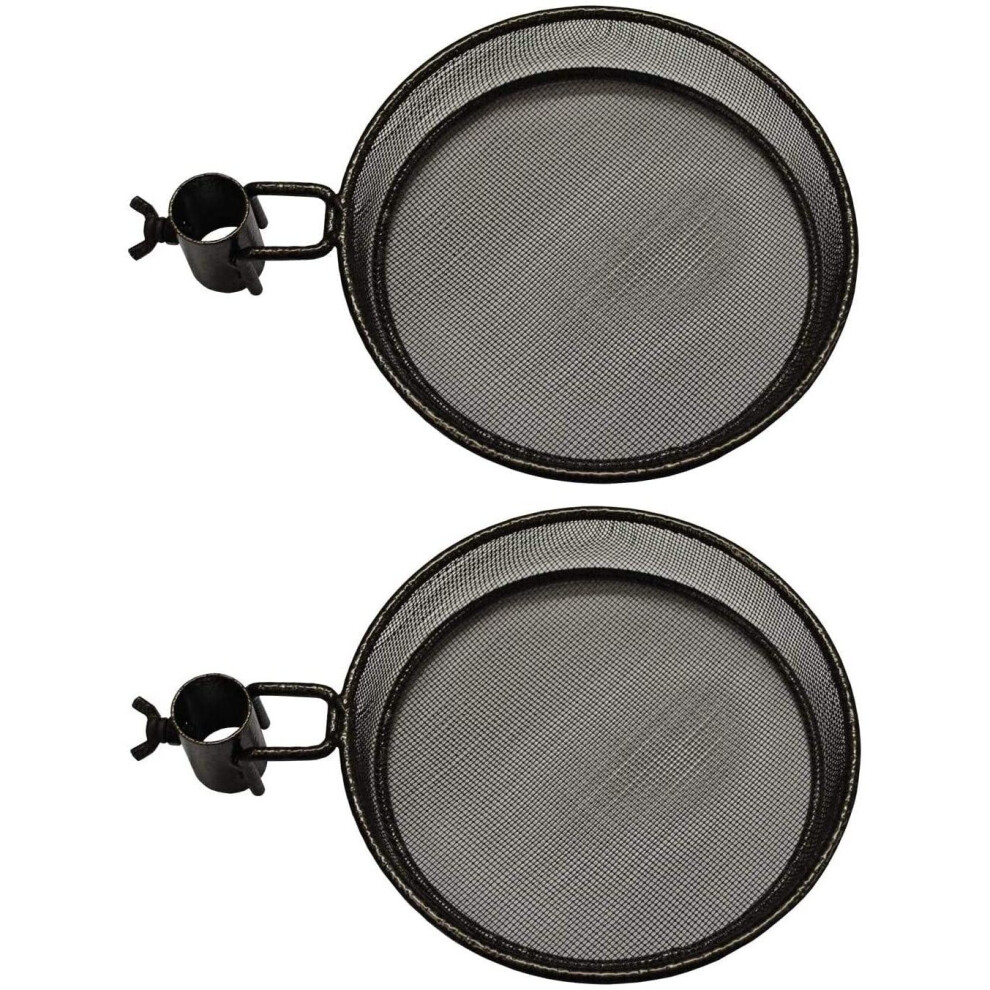 Mesh Seed / Mealworm Tray for Metal Bird Feeding Stations (Set of 2)