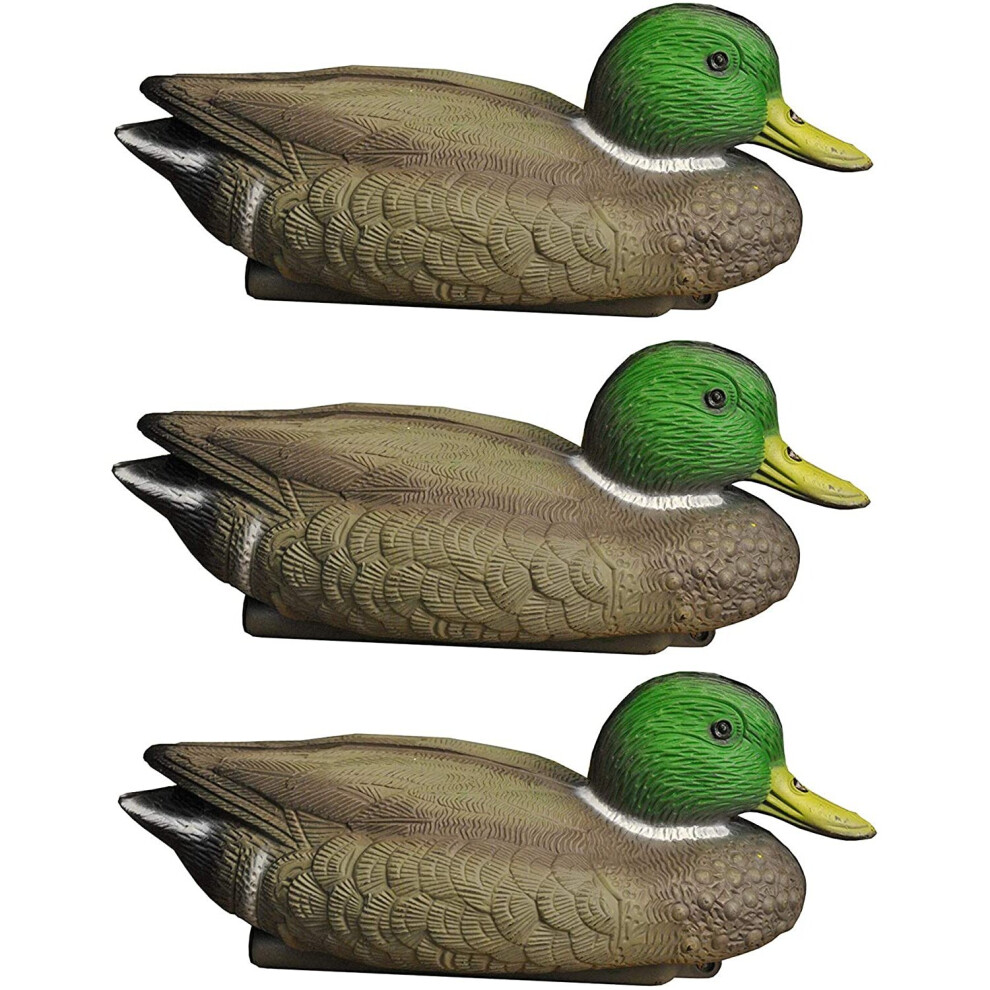 Mallard Duck Floating Decoy Pond Decoration (Set of 3)