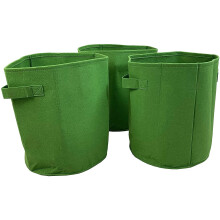 Potato & Vegetable Planter Grow Bags (Set of 3) Non Woven Fabric Pots