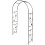Selections Metal Weatherbury Leaf Scroll Arch Garden Arch 1