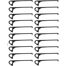 Gutter Brush Leaf & Moss Guard Fixing Clips (Pack of 20)