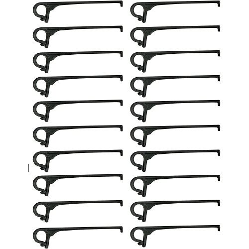Selections Gutter Brush Leaf & Moss Guard Fixing Clips (Pack of 20)