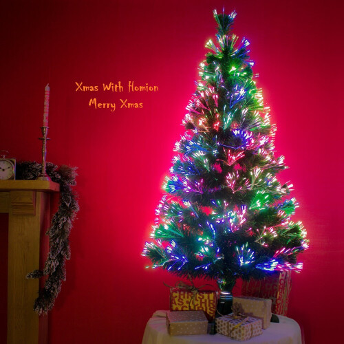 (60cm) Green Fibre Optic Christmas Xmas Tree Prelit