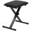 Double Braced X-Frame Music Stand & Chair - Portable, Height-Adjustable Keyboard/Drum Stool 1