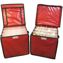 Christmas Bauble Decorations Storage Box (Set of Two)