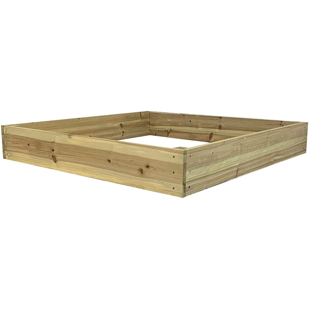 Wooden Raised Vegetable Bed (122cm x 18cm)