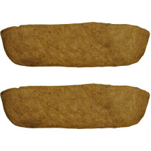 Pack of 2 Coco Wall Trough Garden Planter Liners (60cm)