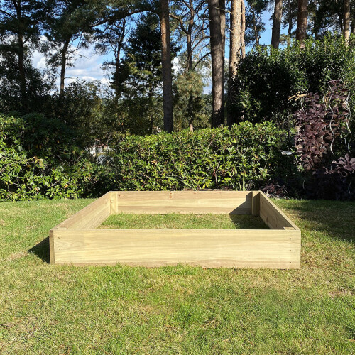 Selections Wooden Raised Vegetable Bed (122cm x 18cm) 1