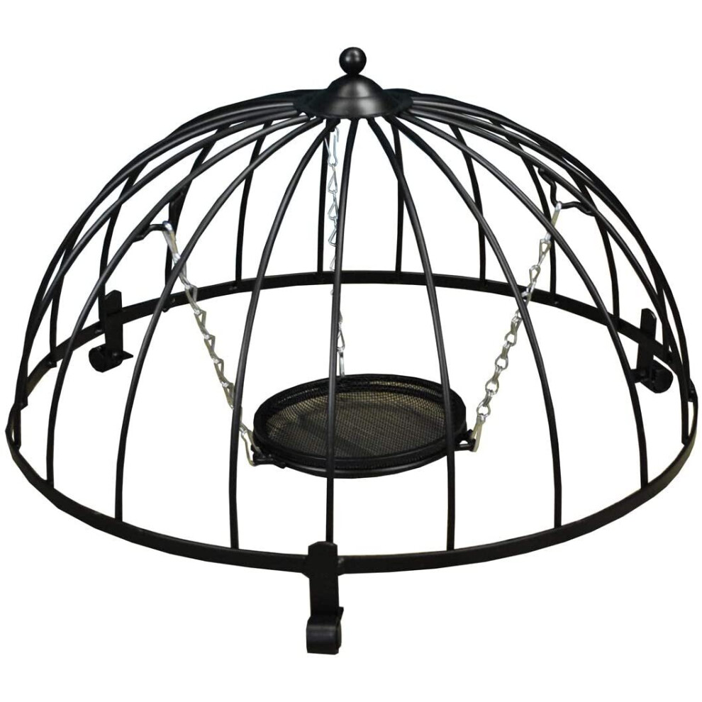 Selections Ground Bird Feeder Haven Cage Black