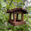 Selections Hanging Wooden Bird Table Feeder 4