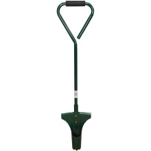 Long Handled Metal Garden Bulb Planter, 100cm, Easy Foot-Operated Hole Puncher for Perfect Depth and Soil Core Removal
