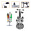 4 Bottle Rotary Stand Drink Optic Dispenser 2