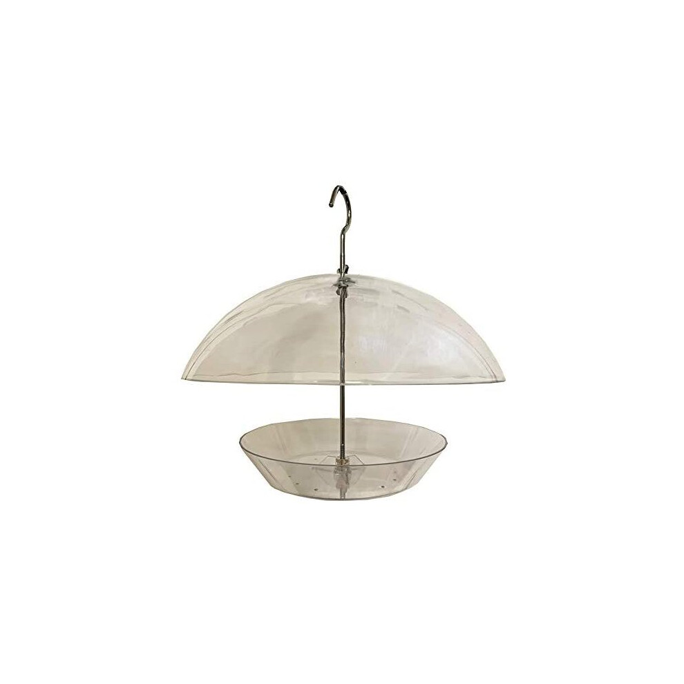 Hanging Clear View Bird Feeder with Integral Squirrel Baffle