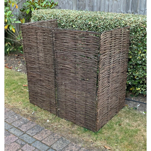 Selections Willow Wheelie Bin Screen (Double) 2