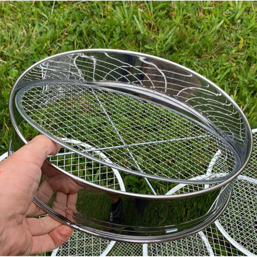 Selections Stainless Steel Soil Sieve with 5 Interchangeable Filters 2