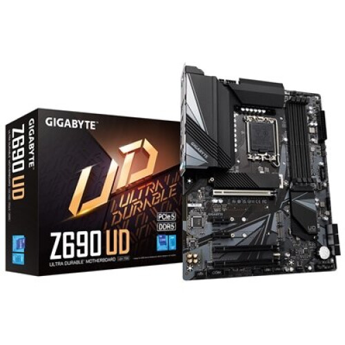 Gigabyte Gigabyte Z690 UD Ddr5 Motherboard Intel Socket 1700 12Th Gen 3 X Pcie 4.0 M.2 At Z690 UD