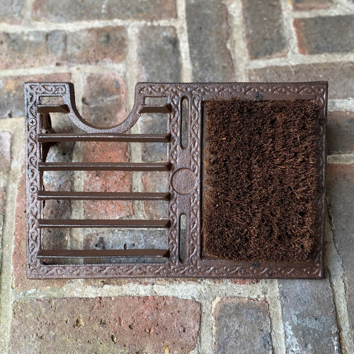 Selections Vintage Style Cast Iron Boot Brush & Shoe Scraper 1