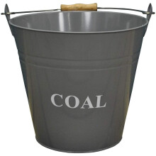 Fireside Coal Bucket in French Grey