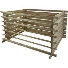 Wooden Slatted Garden Composter (65cm x 120cm)