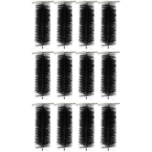 Selections Set of 12 Black Drain & Gutter Downpipe Leaf Guard Plugs (30cm)