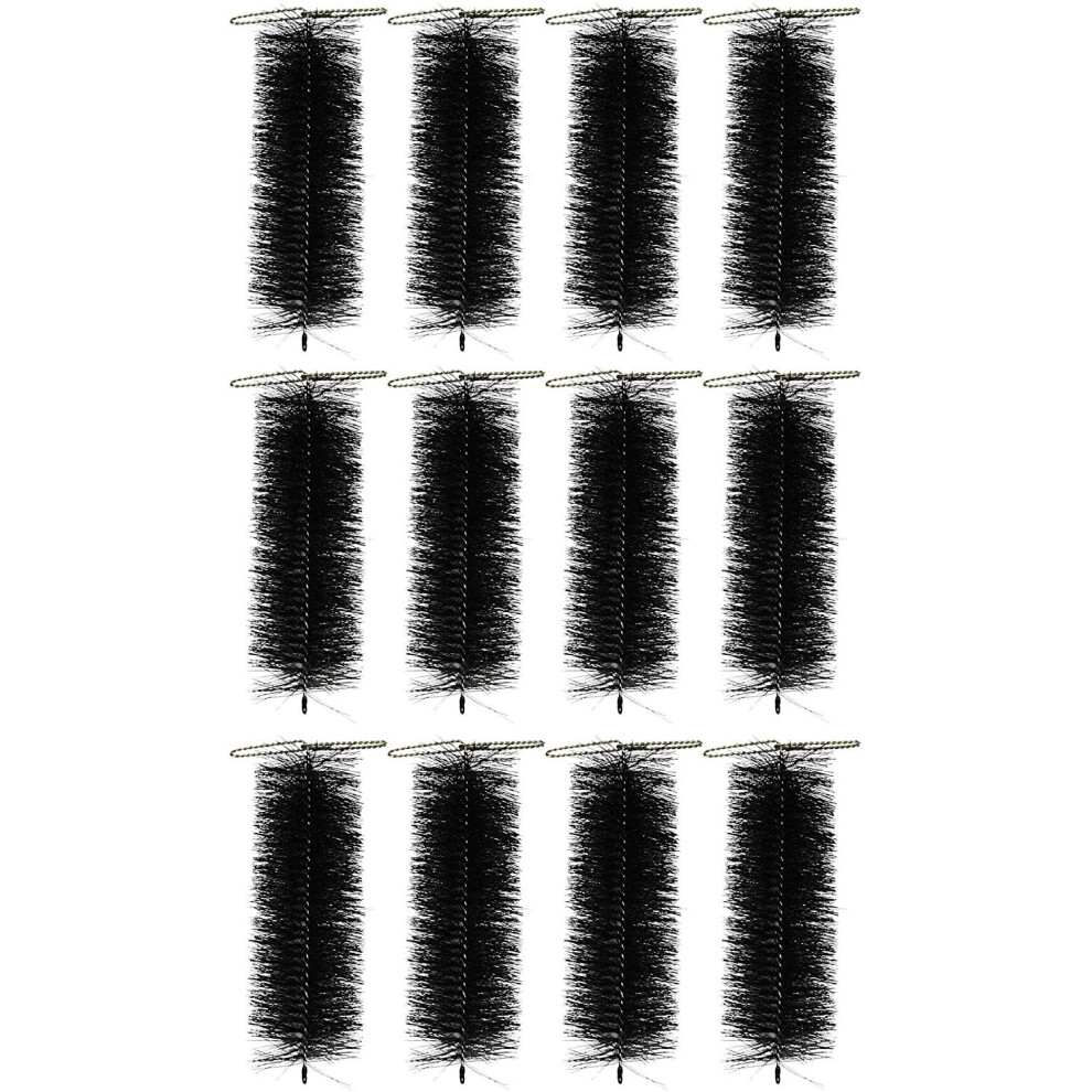 Set of 12 Black Drain & Gutter Downpipe Leaf Guard Plugs (30cm)