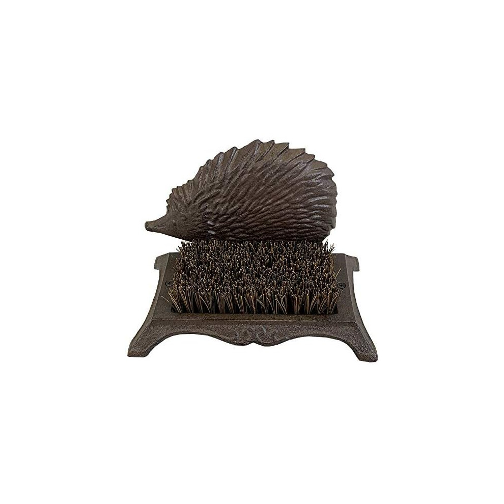 Cast Iron Hedgehog Boot Brush Shoe Scraper