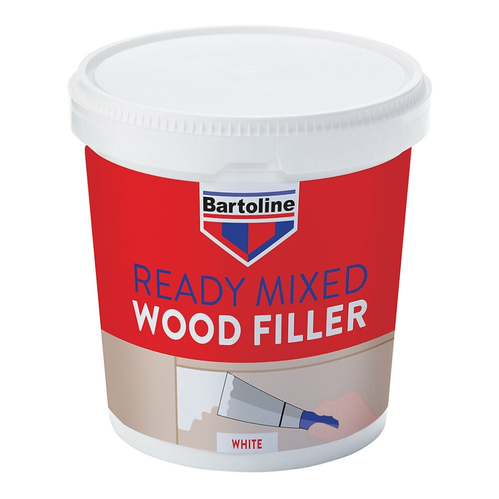 Bartoline Ready Mixed Wood Filler 500g White