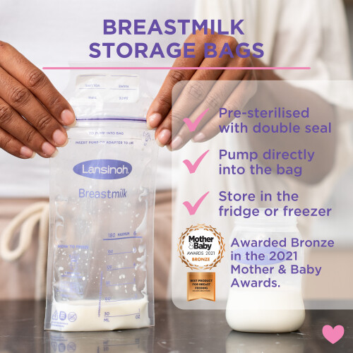 Lansinoh Lansinoh Breast Feeding Milk Storage Bags 50 Pack 2