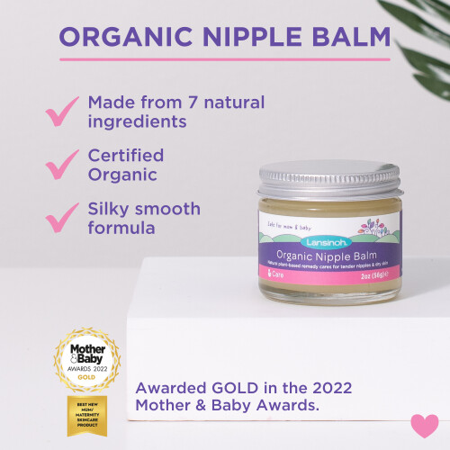 Lansinoh Lansinoh Organic Breastfeeding Nipple Balm 60ml 1