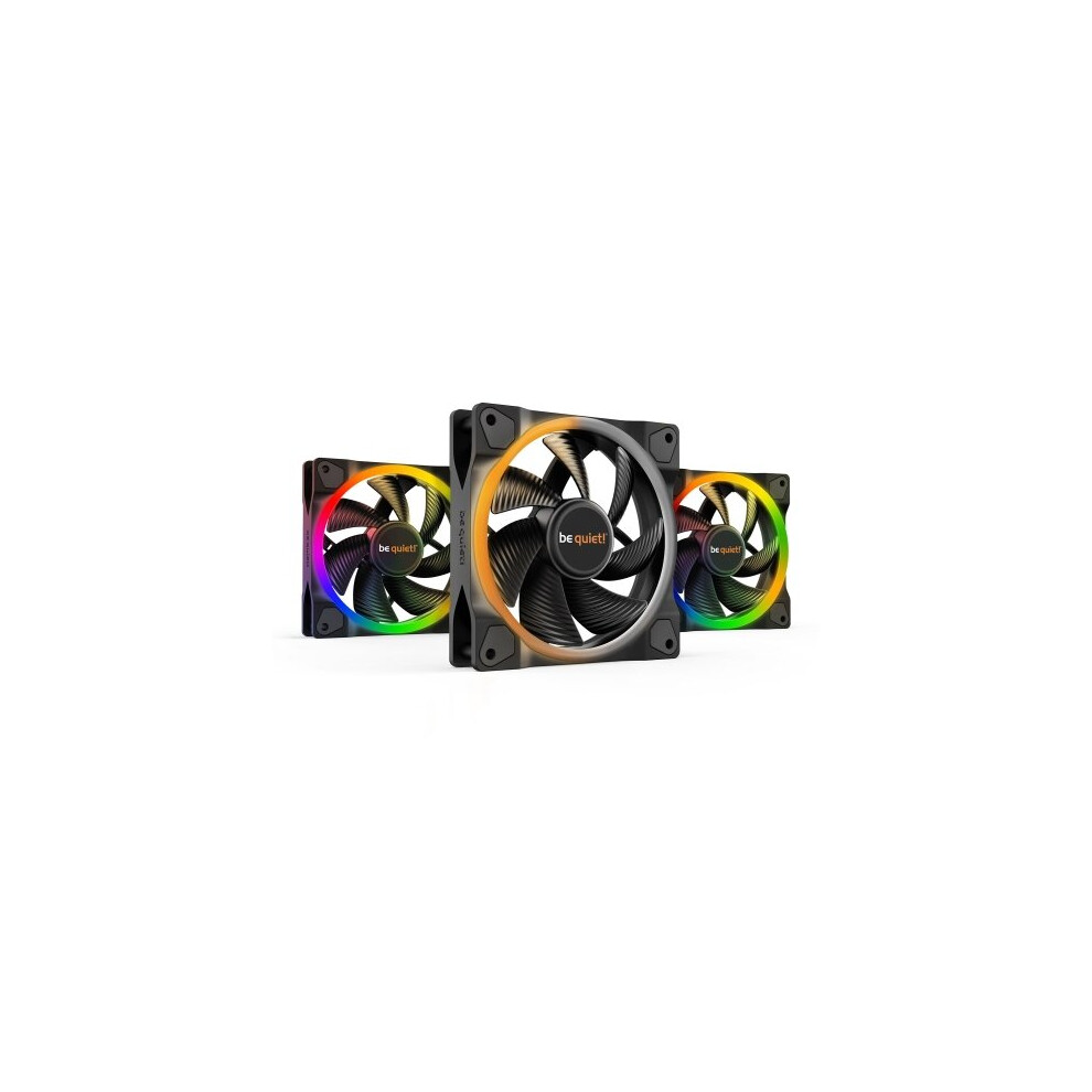 Be Quiet Bl076 Wings 12Cm Pwm Argb Case Fans X3 Rifle Bearing 18 Leds Fron Bl076 Light 4260052188804