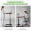 Costway Sit-Stand Gas-Rod Lifting Desk Mobile Home Office Workstation 3