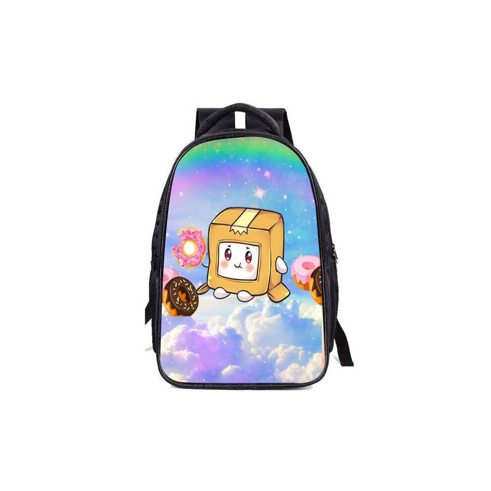 (Pink, Knapsack) Lankybox Backpack 3d Printing Casual School Bags For Teenage Girls Pencil Boxes