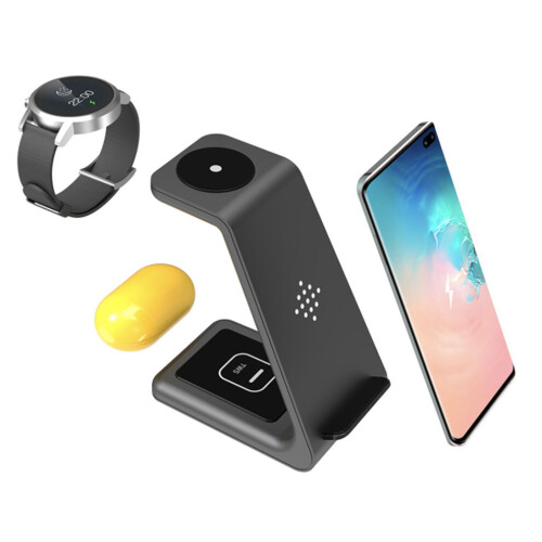 3 In 1 Qi Enabled Wireless Charging Station
