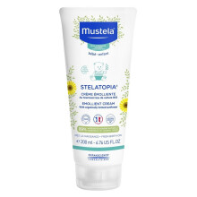 Mustela Stelatopia Emollient Cream Natural Avocado & Sunflower 6.76 fl oz, 200mL