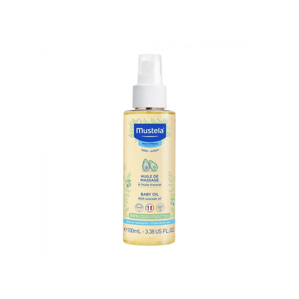 Babeis formula Nourish Your Baby's Skin: Mustela Baby Massage Oil 100 mL