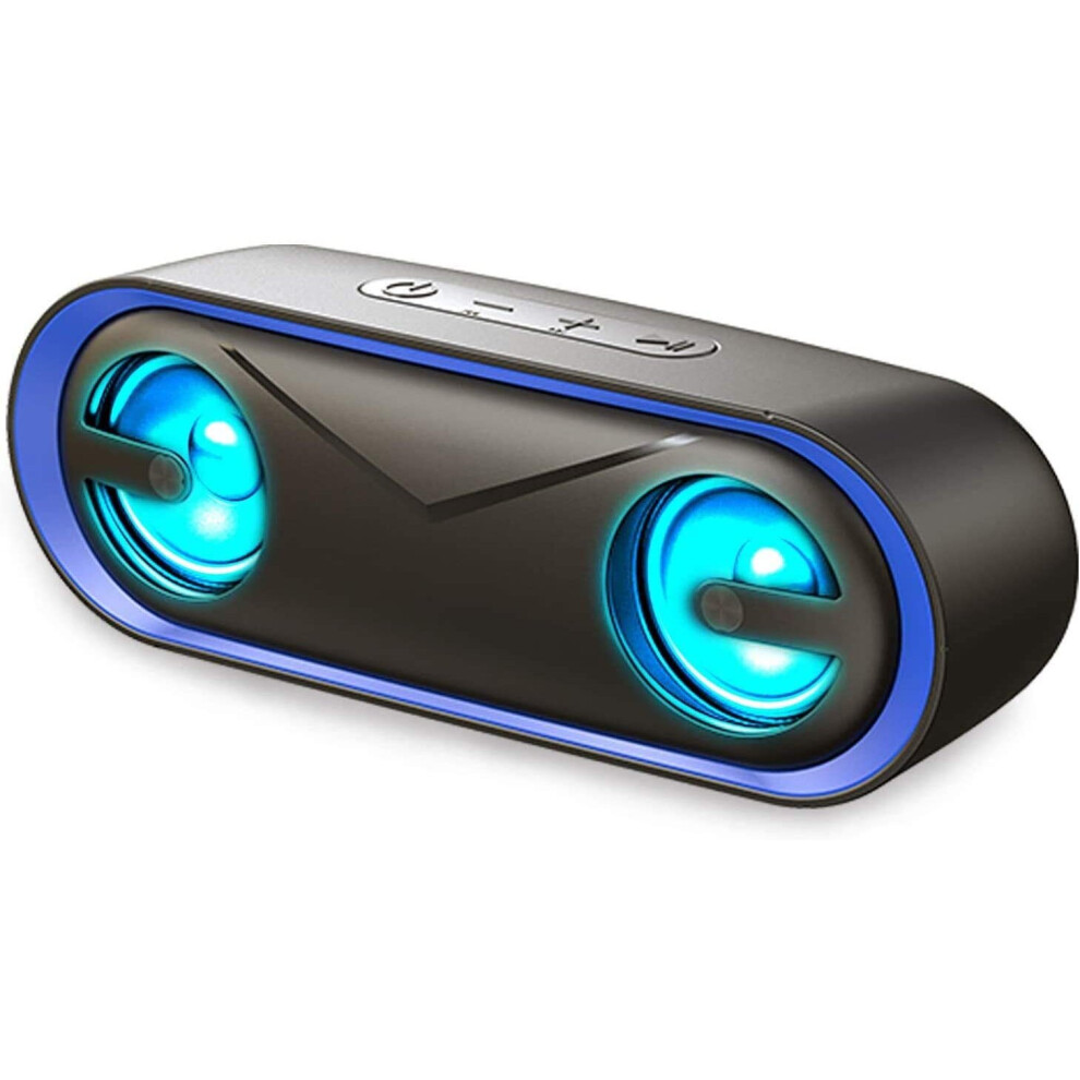 Bluetooth Speaker With Lights, Ipx5 Waterproof, 24H Playtime 730339572618