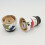 5Pcs/Set Weihnachten Schneemann Russische hölzerne Matrjoschka Nesting Puppen Kinder Geschenk 7