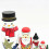 5Pcs/Set Weihnachten Schneemann Russische hölzerne Matrjoschka Nesting Puppen Kinder Geschenk 5