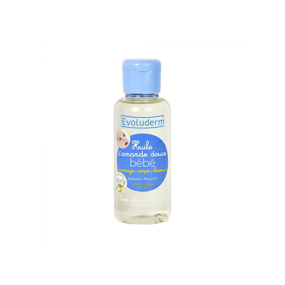 Gentle Baby Care: Sweet Almond Baby Oil 100 Ml 14237 Evoluderm