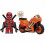 18Pcs Deadpool Motorcycle Building Blocks Toy Fit Lego 6