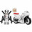 18Pcs Deadpool Motorcycle Building Blocks Toy Fit Lego 8