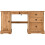 Corona Computer Desk Distressed Waxed Pine 6
