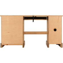 Corona Computer Desk Distressed Waxed Pine