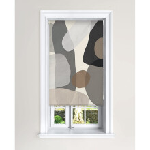 (180 cm Width x 140 cm Drop, Grey) Lister Cartwright Blackout Roller Blinds Windows Child Safety Cut To Size Fitting Included Beautiful Design