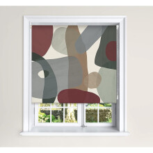 (150 cm Width x 140 cm Drop, Deep Shades) Lister Cartwright Blackout Roller Blinds Windows Child Safety Cut To Size Fitting Included Beautiful Design